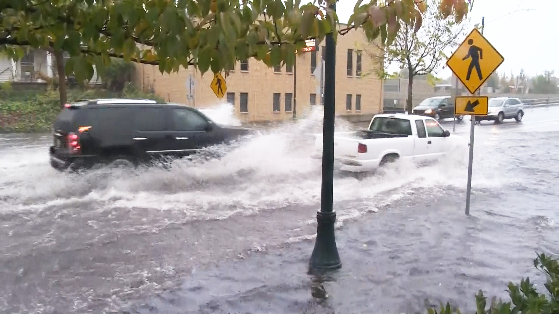 Flooding in [Location] After 36 Hours of Heavy Rain, Homes Damaged